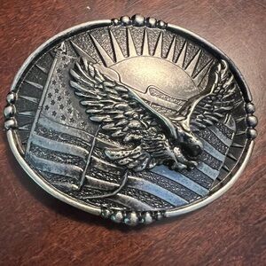 Silver Eagle Belt Buckle